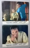 Set of 7 Theatre of Death Christopher Lee 11x14 ORG British Movie Lobby Card 70s