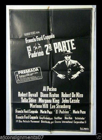 The Godfather II Argentinean Movie Poster 70s