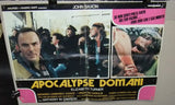 (Set of 6) Apocalypse domani (John Saxon) Original Italian Film Lobby Card 70s