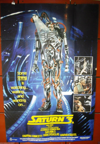 saturn 3 ( Farrah Fawcett) 39x69" Original Large Movie Poster 80s