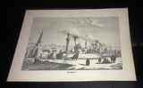 Baghdad, Iraq (12 Mixed) Sketchs Scene ART B/W Vintage Reproduction Book.