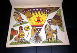 VINTAGE INDIAN CUTOUTS by Roger Vernam Platt & Munk 220 B UNUSED BOOK 1934