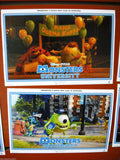 Monster University 11" x 8"  {Disney Pixar} Original Set of 6 Lobby Card 2013