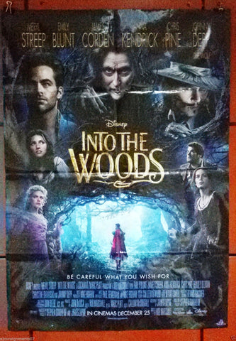 INTO THE WOODS (JOHNNY DEPP) 40x27" Original Movie Poster 2000s