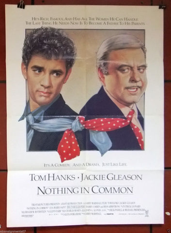 Nothing in Common (Tom Hanks) 27"x41" Original Movie Poster 80s