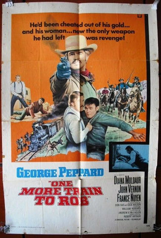 One More Train to Rob Original Movie Poster 70s