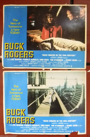 {Set of 4} BUCK ROGERS (GIL GERARD)11x14 Original Lobby Cards 70s