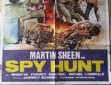 Spy Hunt, Enigma (Martin Sheen) Original 39x27" Lebanese Movie Poster 80s