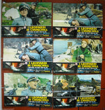 {Set of 7} I Leopardi di Churchill {Klaus Kinski} Italian Lobby Card 70s