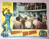 (Set of 6) Revolt in the big house {Gene Evans} 11x14" Original Lobby Card 50s