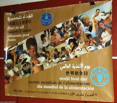 World Food Day FAO 16 october Original Poster 1995
