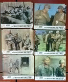 {Set of  15} Le Bapteme du Feu (James Drury) German Lobby Cards 60s