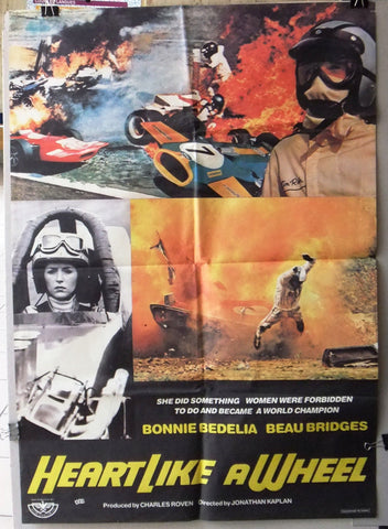 Heart Like a Wheel {Bonnie Bedelia} 27x39" Original Lebanese Movie Poster 70s