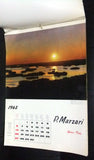 Vintage Calendar Arabic P. Marzari Printed in Schio, Italy 1965