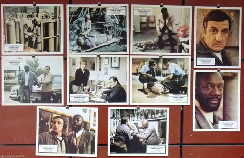 {Set of 11} Tough Guys (Isaac Hayes) 12x9" Original French Lobby Cards 70s