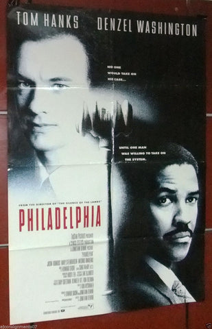Philadelphia (TOM HANKS) 40x27" Double Sided Original Int. Movie Poster 90s