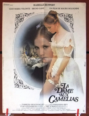 la Dame aux Camelias {M. Bolognini} Original French Movie Poster 80s