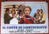 Set of 8 Count of Monte Cristo Richard C. Original Italian Movie Lobby Card 70s