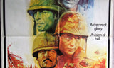 A RUMOR OF WAR (BRAD DAVIS) Original 39"x27" Lebanese Movie Poster 80s