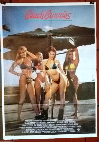 Beach Bunnies (Jim Hanks) Original Lebanese Movie Poster 90s
