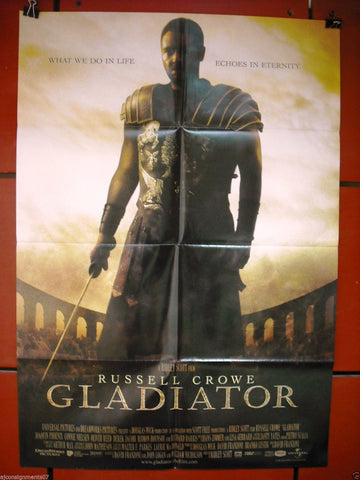 Gladiator {Russel Crowe} 40"x27" Lebanese Movie Poster 2000s