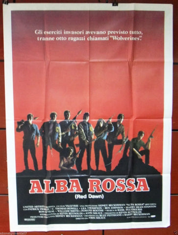 Alba Rossa Italian movie Poster (2F) Manifesto 70s