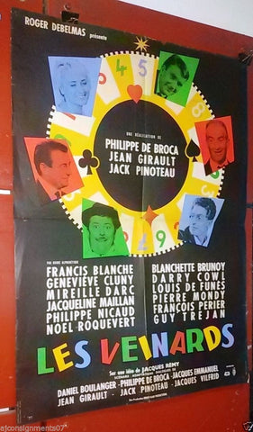 Les Veinards {Francis Blanche} 24"x33" French Movie Poster 60s