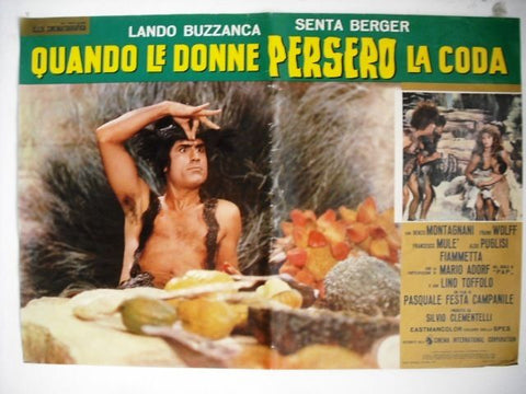 Quando le donne persero la coda Frank Wolff Italian Film Lobby Card 1972