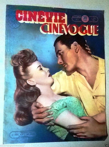 Cinevie CineVogue No. 3 (Errol Flyn & Ida Lupino) French Magazine 1948