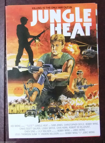 Jungle Heat {Sam Jones} Hong Kong Org. Kung Fu Film Program 80s