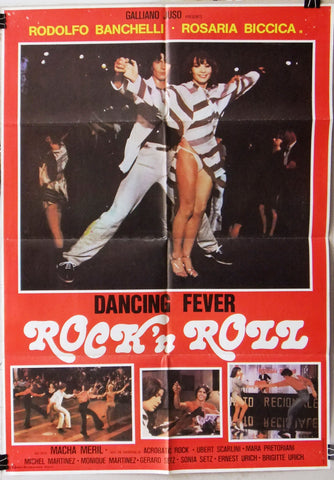 ROCK 'N ROLL- (RODOLFO BANCHELLI ) 39x27" Original Lebanese Movie Poster 90s