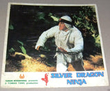 (Set of 4) Silver Dragon Ninja Harry Caine Filmark Hong Kong Film Lobby Card 80s