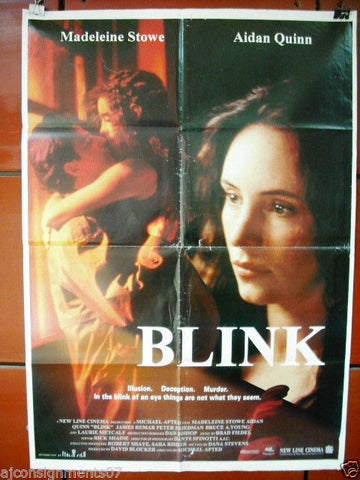 Blink {Aidan Quinn} Original Lebanese Movie Poster 90s