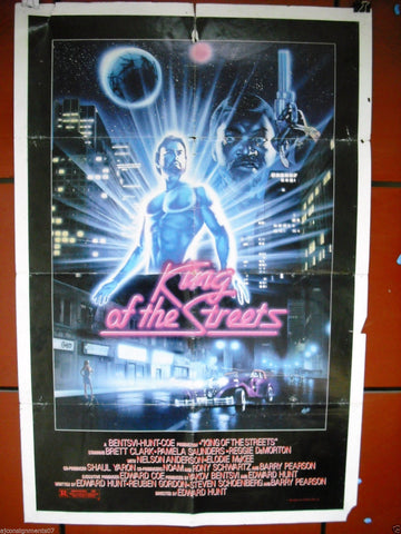 King of the Streets {Brett Baxter Clark} Original Lebanese Movie Poster 80s