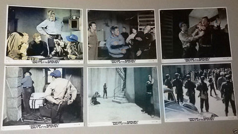 {Set of 12} Escape of the Birdmen (Doug McClure) Org. 8x10" U.S Lobby Cards 70s