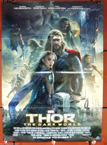 Thor: The Dark World Original 27"x41" Orignal Movie Poster 2013