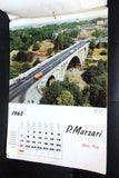 Vintage Calendar Arabic P. Marzari Printed in Schio, Italy 1965