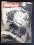 La Revue Du Liban #395 Brigitte Bardot Lebanon Lebanese Over-sized Magazine 1966