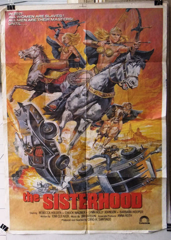 THE SISTERHOOD 39x27" Lebanese Orginal Movie Poster 80s
