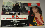 (Lot of 8) DIO SEI PROPRIO UN PADRETERNO {EDWIGE FENECH} Italian Lobby Card 70s