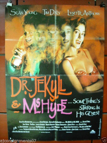 Dr Jekyll And Ms Hyde {Sean Young} Original Lebanese Movie Poster 90s