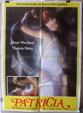 PATRICIA {ANNE PARILLAUD} Original 39x27" Lebanese Movie Poster 80s