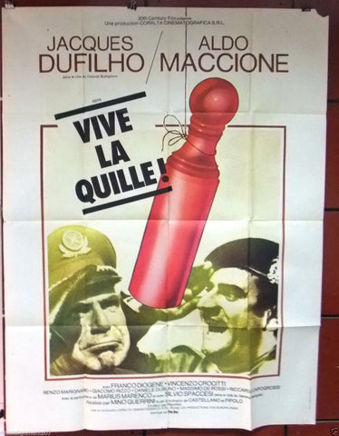 Vive La Quille {Jacques Dufilho} 47"x63" French Movie Poster 70s