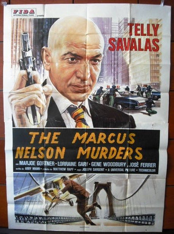 Marcus-Nelson Murders Italian Movie 4F Poster 70s