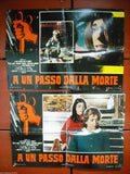 {Set of 8} A un passo dalla morte {PATTY DUKE} Italian Lobby Card 70s