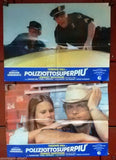 (Set of 4) POLIZIOTTOSU (Terence Hill) Italian Original Movie LOBBY CARD 80s