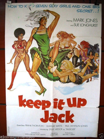Keep It Up, Jack {Mark Jones} Original Lebanese Movie Poster 90s