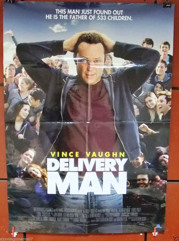 DELIVERY MAN {VINCE VAUGHN} 40x27" Original Movie Poster 2000s