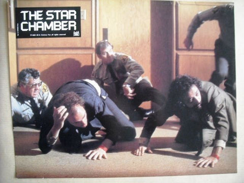 The Star Chamber Orig D Movie Lobby Card Michael Douglas, Yaphet Kotto 80s