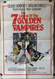 The Legend of the 7 Golden Vampires 41"x27" Original Movie US Poster 70s